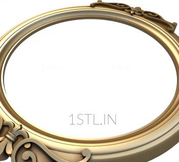 Round frame (RK_0704) 3D model for CNC machine